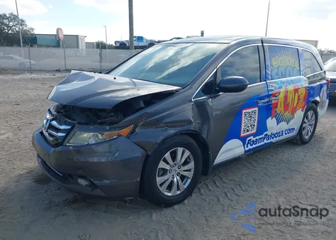 2016 Honda Odyssey Ex-L из США, поврежденный, VIN 5FNRL5H61GB124603